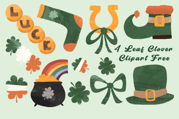 4 Leaf Clover Clipart Free Graphics and Freebies Review