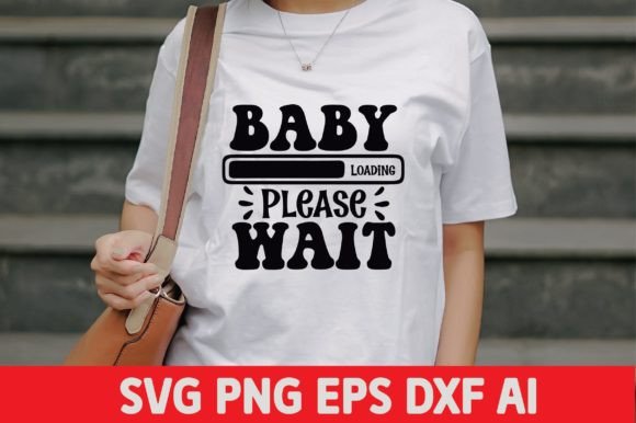 Baby Loading Please Wait SVG: A Versatile Graphic Design Asset for Crafts and Branding