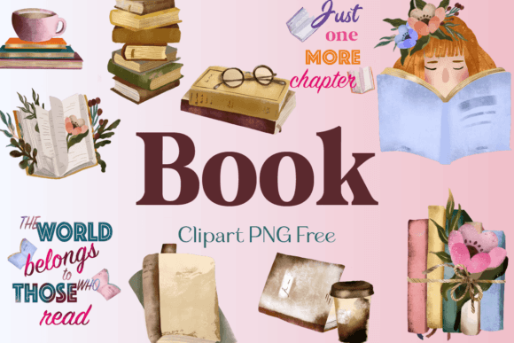 Book Clipart PNG Free Graphics Review