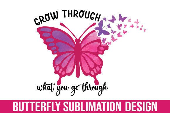 Butterfly Sublimation Free Design: Graphics for Crafts