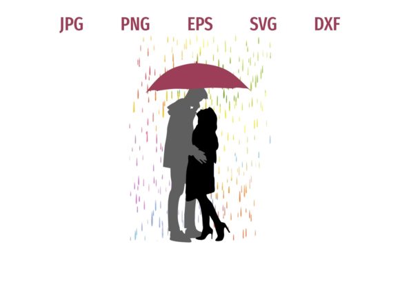 Couple Under the Rain Graphics Freebies Review