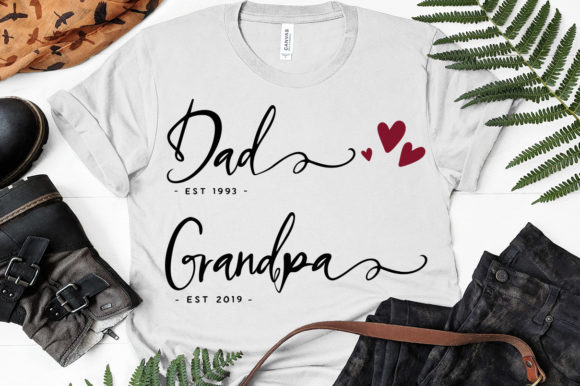 Dad Est 1993, Grandpa Est 2019 Graphics and Crafts Review