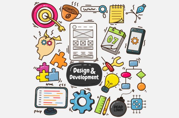 Doodle Design and Development: A Versatile Graphic Asset for Handmade Creations
