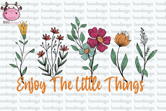 Enjoy the Little Thing Vintage PNG Graphics for Crafts