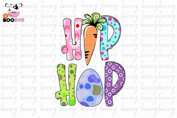 Hip Hop Easter Bunny Sublimation Graphics for Crafts