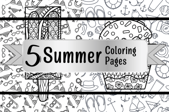 Summer Coloring Pages with Ice Cream Graphics for Coloring Pages Amp