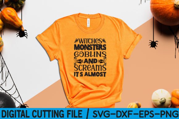 Witches Monsters Goblins and Screams It Graphics