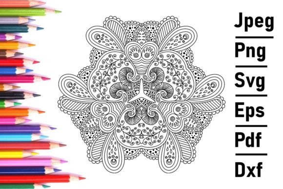 Zentangle Vector Mandala Graphics Freebies Review